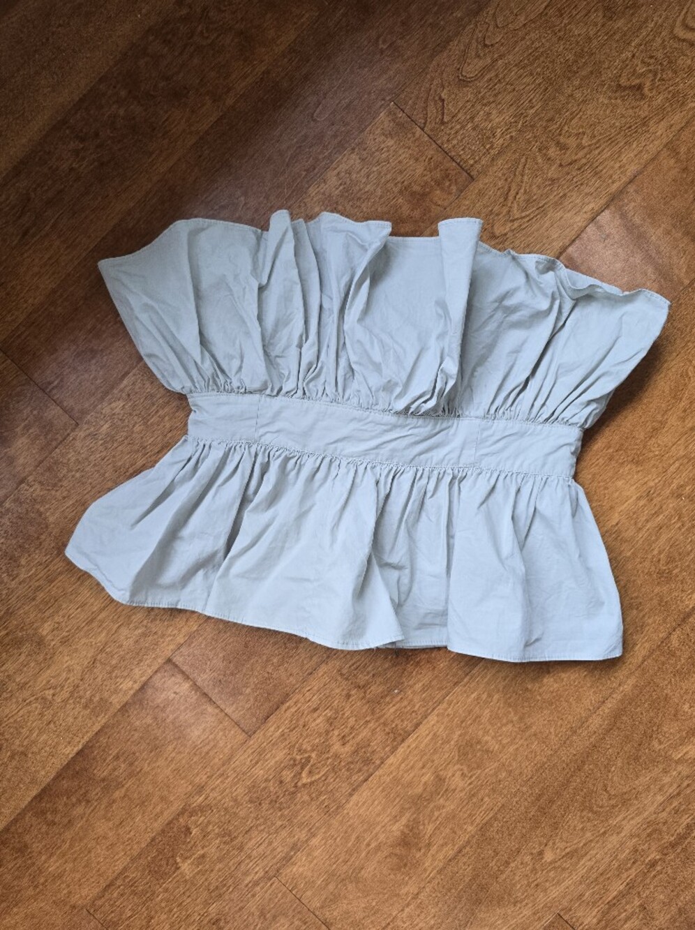 MABLE tube top ruched strapless tube top size medium